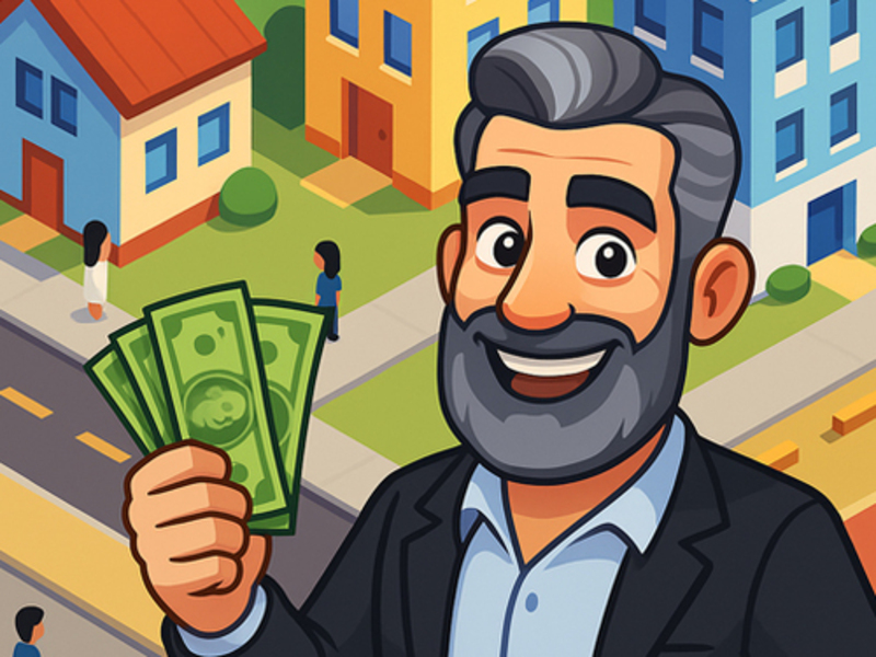 Gêm Rhentu tycoon landlord ar-lein
