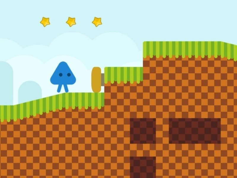 Gêm Pixel dash antur cyflym ar-lein