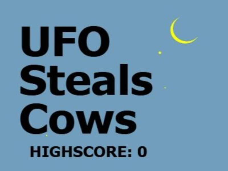 Gêm Ufo yn dwyn gwartheg ar-lein