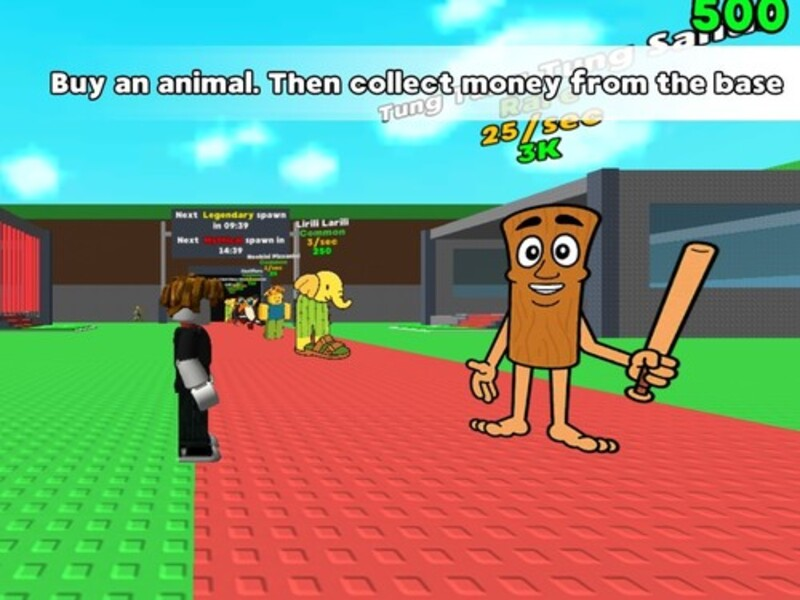Gêm ROBLOX: Dwyn Brainrot ar-lein