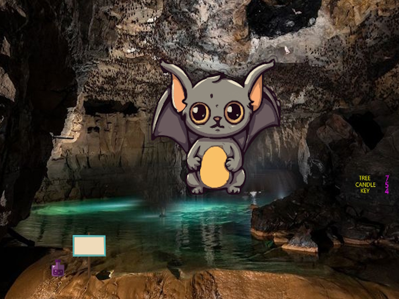 Gêm Dianc o ogof ystlumod peryglus ar-lein