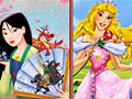 Gêm Mulan a Aurora ar-lein