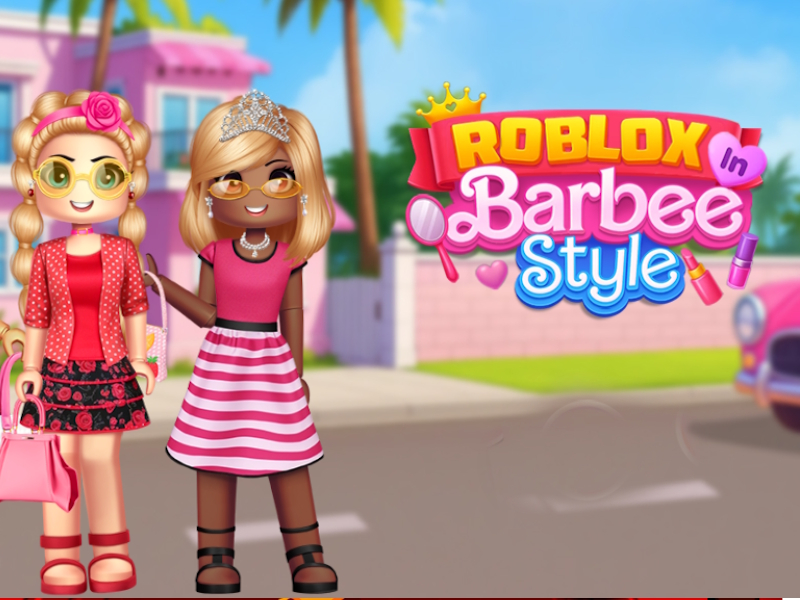 Gêm Roblox yn arddull barbie ar-lein