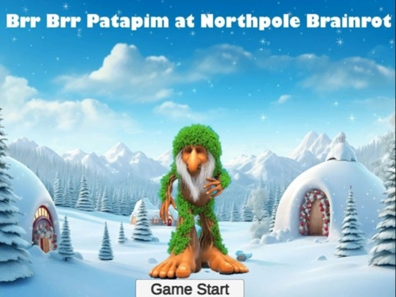 Gêm BRR BRR Patapim yn Northpole Brainrot ar-lein