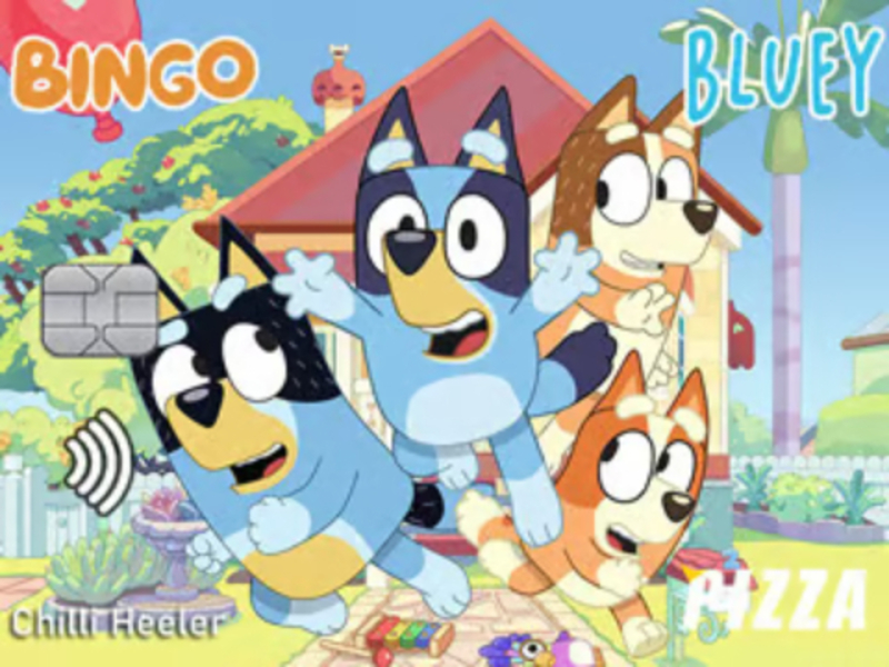 Gêm Pos Jig-so: Cerdyn Credyd Bluey ar-lein