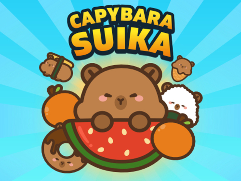 Gêm Capybara Suika ar-lein