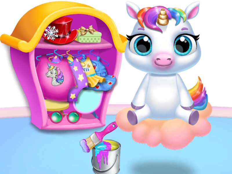 Gêm Fy maban unicorn - gofal merlod 2 ar-lein