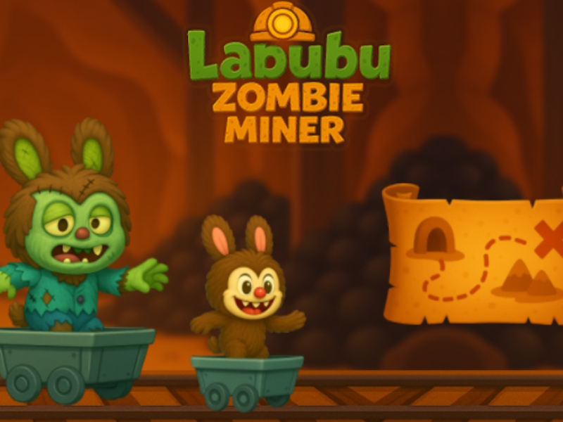 Gêm Miner Zombie Labubu ar-lein