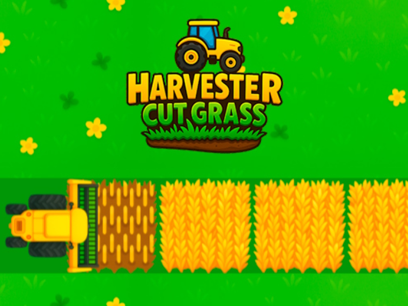 Gêm Glaswellt Torri Harvester ar-lein