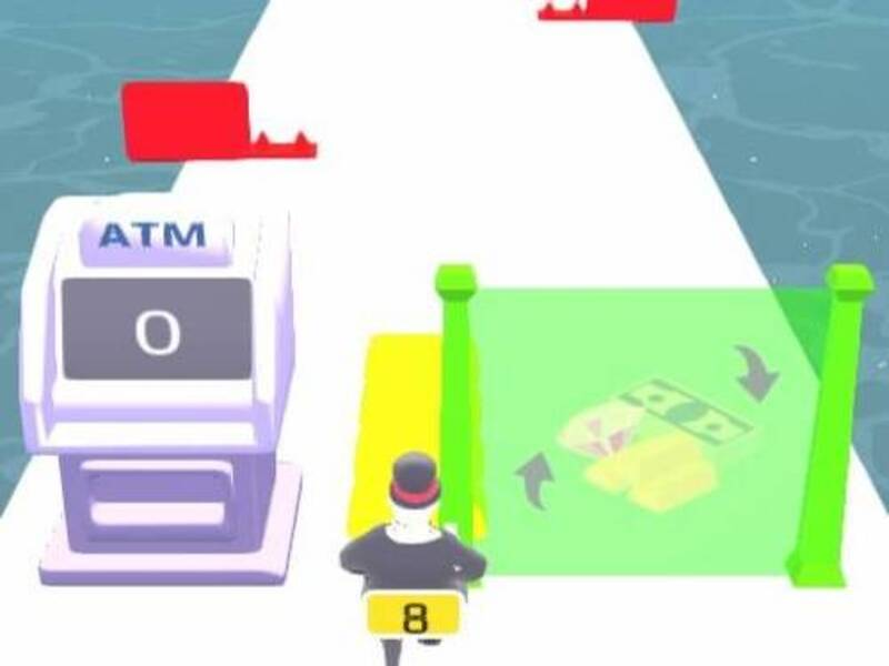 Gêm Her ATM Rhedeg Arian ar-lein