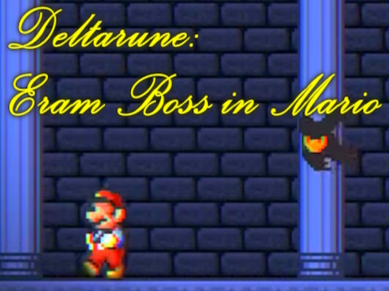 Gêm Deltarune: Eram Boss yn Mario ar-lein