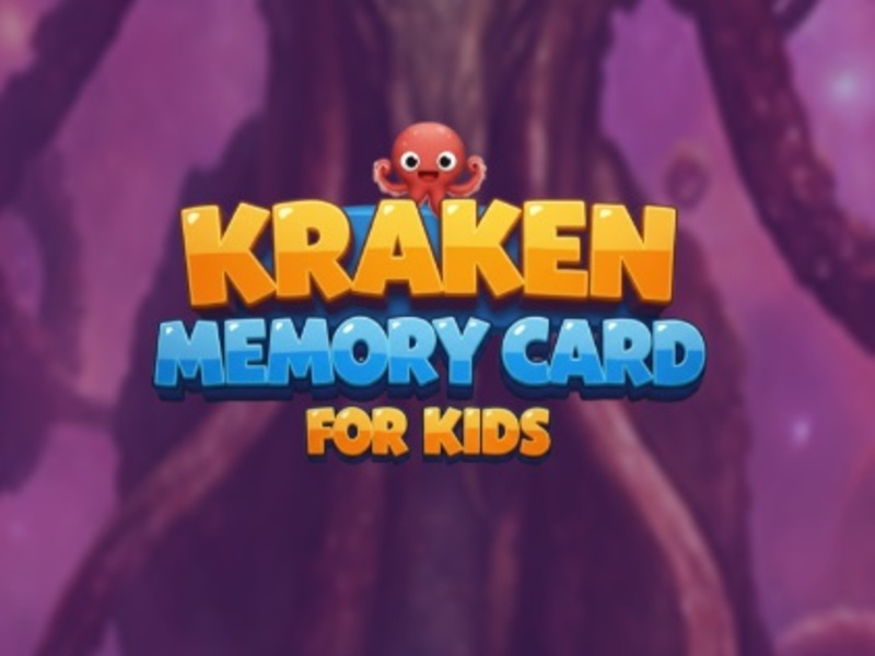 Gêm Cerdyn cof kraken i blant ar-lein