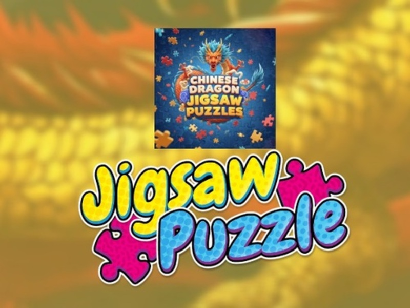 Gêm Posau jig-so draig Tsieineaidd ar-lein
