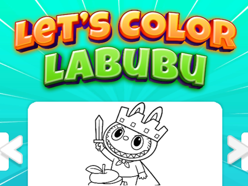Gêm Gadewch i ni liwio labubu ar-lein