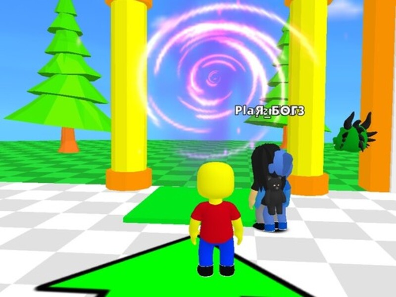 Gêm ROBLOX: Mae'r llawr yn her lafa ar-lein