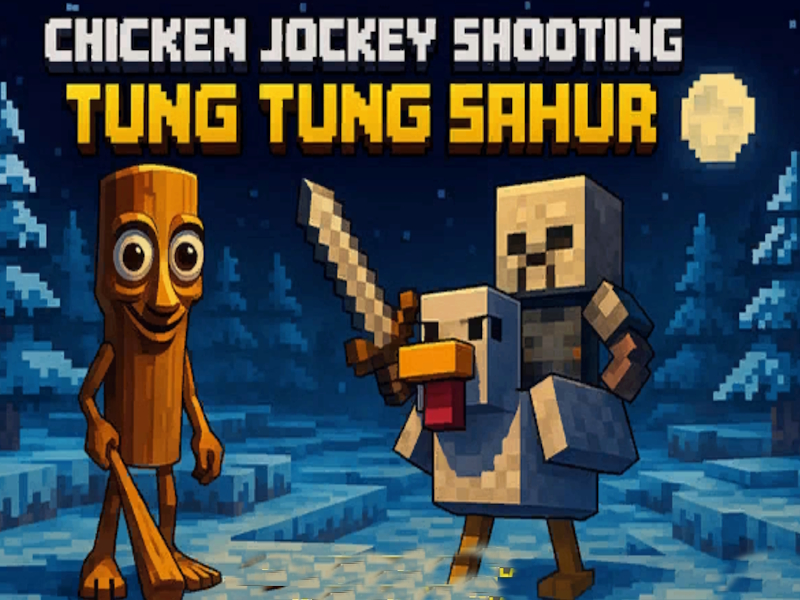 Gêm Saethu joci cyw iâr tung tung sahur ar-lein
