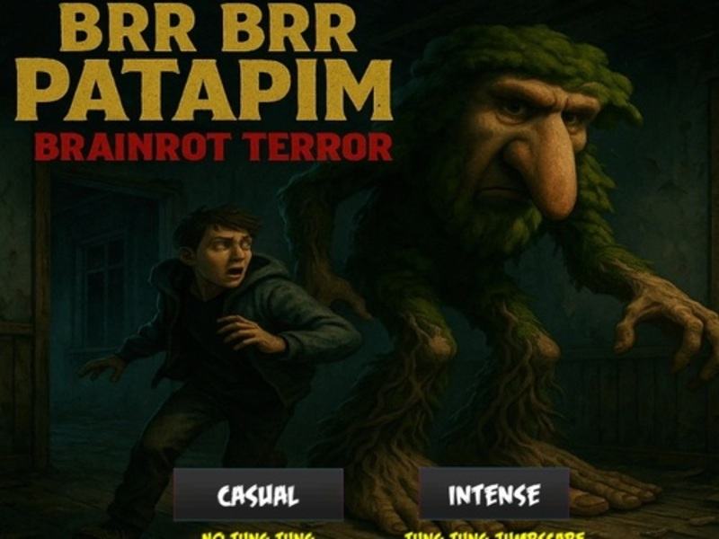 Gêm Brr brr patapim brainrot terfysgaeth ar-lein