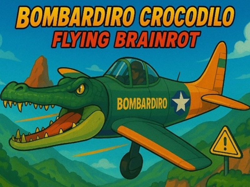 Gêm Bombardiro crocodilo hedfan brainrot ar-lein