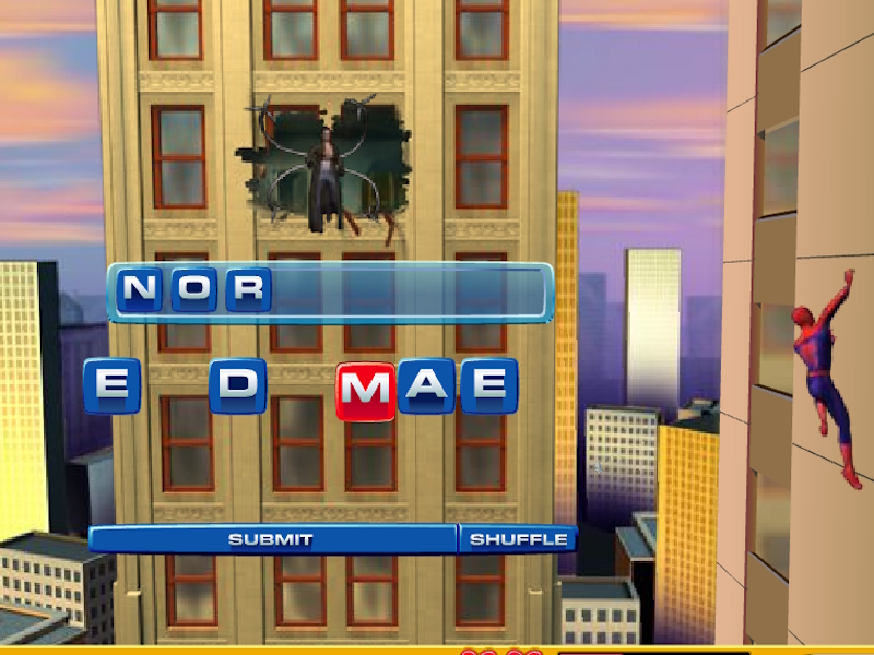 Gêm Spider-Man 2 Web o eiriau ar-lein